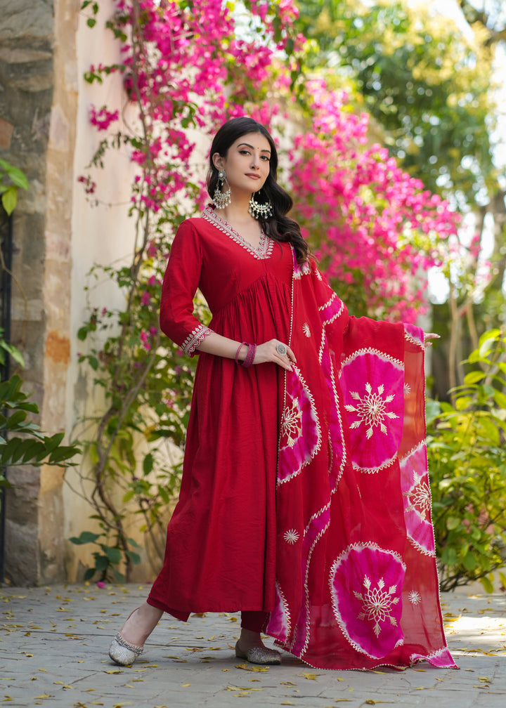 Ratanjali  Anarkali Suit set with Dupatta